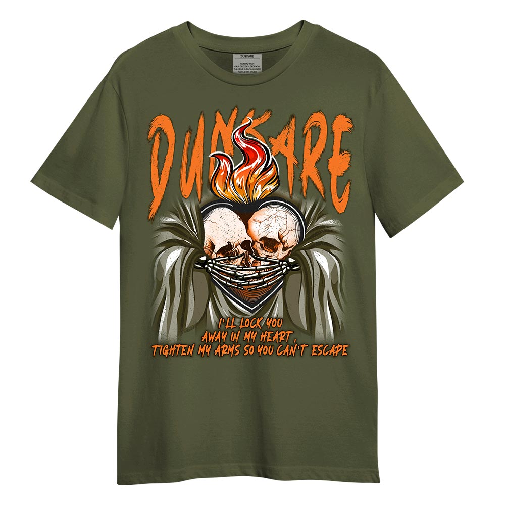 Dunkare Shirt Olive I'll Lock You, 5 Olive T-shirt, To Match Sneaker Olive 5s, T-shirt 0304 NCMD