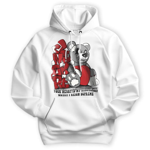 Dunkare Hoodie Possession, 4 Bred Reimagined Hoodie, To Match Sneaker Bred Reimagined 4s, Hoodie 1004 NCMD
