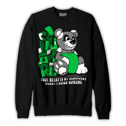 Dunkare Sweatshirt Possession, 5 Lucky Green Sweatshirt, To Match Sneaker Lucky Green 5s, Sweatshirt 1004 NCMD