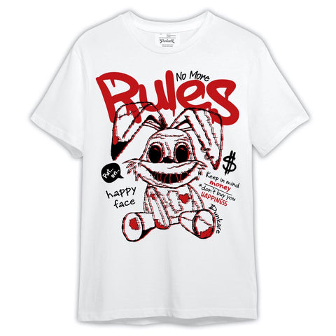 Dunkare Shirt No More Rules, 4 Bred Reimagined T-Shirt, To Match Sneaker Bred Reimagined 4s Graphic Tee 1504 LTRP