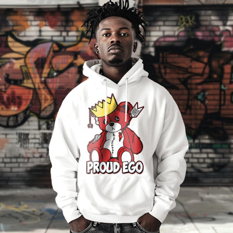 Dunkare Hoodie Ego Bear, 4 Bred Reimagined, To Match Sneaker Bred Reimagined 4s 1004 DNY