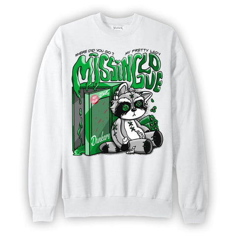 Dunkare Sweatshirt Missing Love Raccoon, 5 Lucky Green, To Match Sneaker Lucky Green 5s 1204 DNY