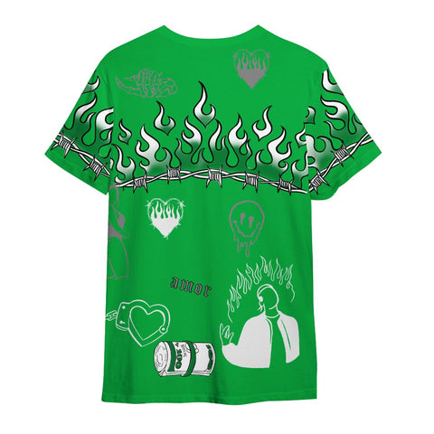 Dunkare Shirt Streetwear Snake Trust No One, 5 Lucky Green T-Shirt, To Match Sneaker Lucky Green 5s Graphic Tee 1304 NCT