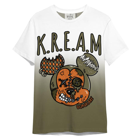 Dunkare Shirt Streetwear Kream Dripping, 5 Olive T-Shirt, To Match Sneaker Olive 5s Graphic Tee 1304 NCT