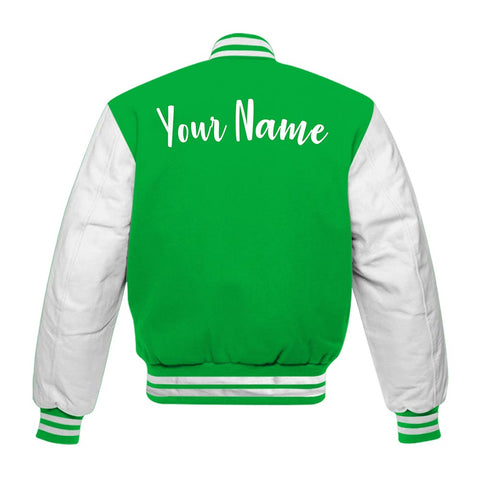 Dunkare Varsity Streetwear Custom Name God Blessed Drip, 5 Lucky Green T-Shirt, To Sneaker Lucky Green 5s Baseball Varsity Jacket 1704 NCT