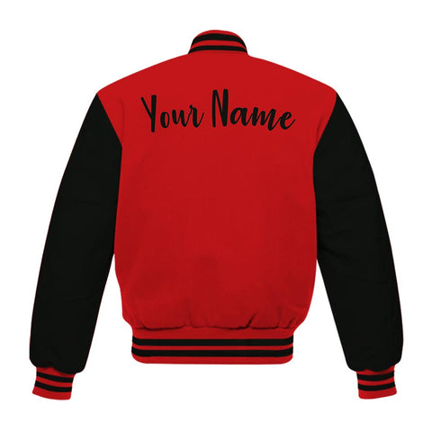 Dunkare Varsity Streetwear Custom Name God Blessed Drip, 4 Bred Reimagined, Sneaker Bred Reimagined 4s Baseball Varsity Jacket 1704 NCT