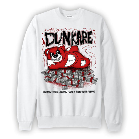 Dunkare Sweatshirt Dreams Millions, 12 Red Taxi Sweatshirt To Match Sneaker Red 1804 NCMD