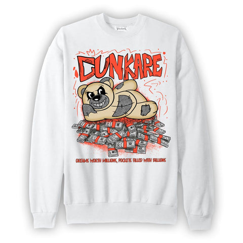 Dunkare Sweatshirt Dreams Millions, 3 Cosmic Clay Sweatshirt To Match Sneaker 1004 NCMD