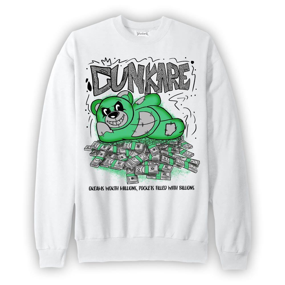 Dunkare Sweatshirt Dreams Millions, 3 Green Glow Sweatshirt To Match Sneaker 1804 NCMD
