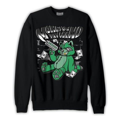 Dunkare Sweatshirt Money On My Mind Raccoon, 3 Green Glow Sweatshirt To Match Sneaker 2004 DNY