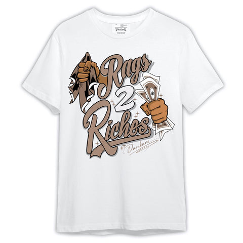 Dunkare T-Shirt Rag 2 Riches, 1 High OG Latte T-Shirt, To Match Sneaker OG Latte 1s 2304 NCT