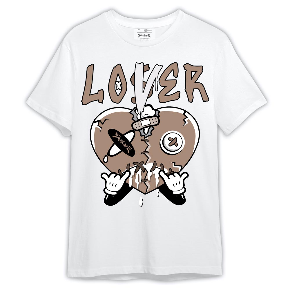 Dunkare T-Shirt Loser Lover Drip Heart, 1 High OG Latte T-Shirt, To Match Sneaker OG Latte 1s 2304 NCT