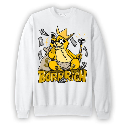 Dunkare Sweatshirt Born Rich Raccoon, 4 Vivid Sulfur Sweatshirt To Match Sneaker 2404 DNY