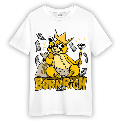 Dunkare T-Shirt Born Rich Raccoon, 4 Vivid Sulfur T-Shirt To Match Sneaker 2404 DNY
