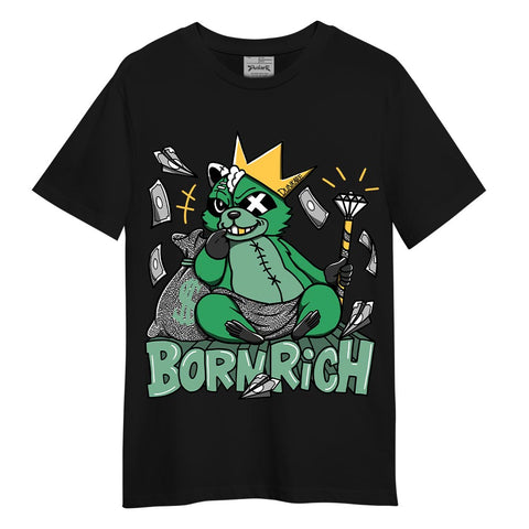 Dunkare T-Shirt Born Rich Raccoon, 3 Green Glow T-Shirt To Match Sneaker 2404 DNY