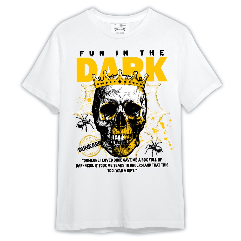 Dunkare Shirt Fun In The Dark, 4 Vivid Sulfur T-Shirt, To Match Sneaker Vivid Sulfur 4s Graphic Tee 2404 LTRP