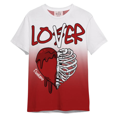 Dunkare T-Shirt Loser Lover Dripping, 12 Red Taxi T-Shirt, To Match Sneaker Red Taxi 12s 2504 NCT