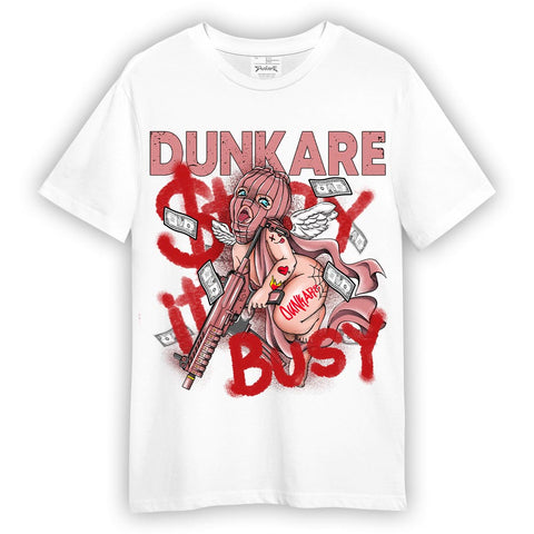 Dunkare T-Shirt Stay It Busy, 4 Bred Reimagined T-Shirt To Match Sneaker Bred Reimagined 4s 2304 NMP