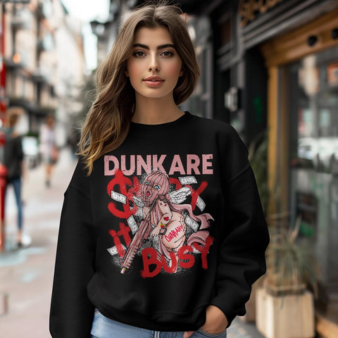 Dunkare Sweatshirt Stay It Busy, 4 Bred Reimagined Sweatshirt To Match Sneaker Bred Reimagined 4s 2304 NMP