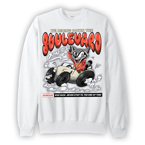 Dunkare Sweater Raccoon We Riding Down, 3 Cosmic Clay T-Shirt, To Match Sneaker Georgia Peach 3s, Sweater 1903 NMP