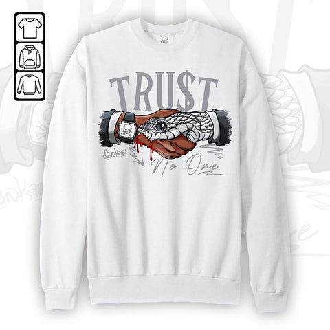 Dunkare Shirt Sneaker Trust No , 14 SE Flint Grey T-Shirt, To Match Sneaker Flint Grey 14s Hoodie, Sweatshirt QH 211