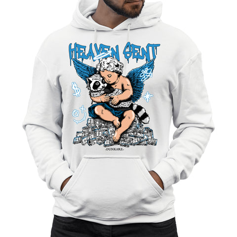 Heaven Sent Raccoon Dunkare Shirt Powder Blue, To Match Sneaker Powder Blue 9s Hoodie, Sweatshirt 2902NY