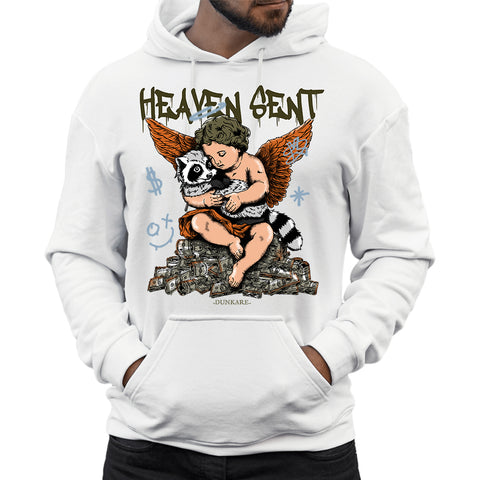 Heaven Sent Raccoon Dunkare Shirt Olive, To Match Sneaker Olive 5s Hoodie, Sweatshirt 2902NY
