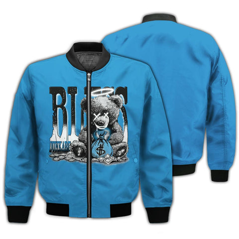 Bear Bless Monney Dunkare Shirt, 9 Powder Blue T-Shirt, To Match Sneaker Powder Blue 9s Hoodie, Bomber, Sweatshirt 0703 HDT