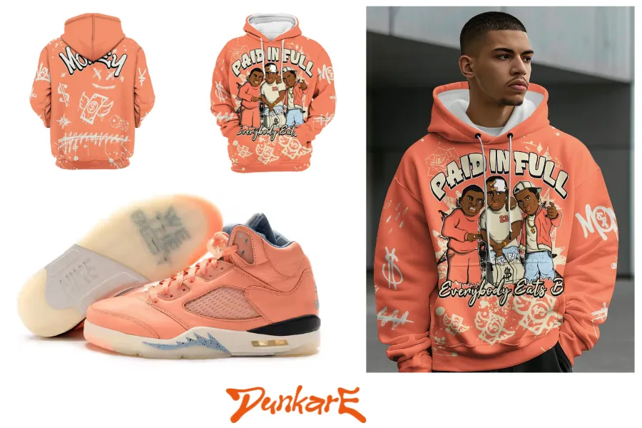 Everybody Paid In Full Crayon All Over Print Unisex Hoodie