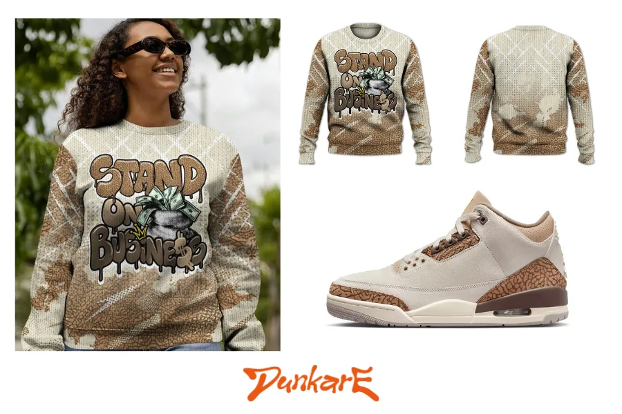 Halftone Stand Business Dripping Knitted Sweater