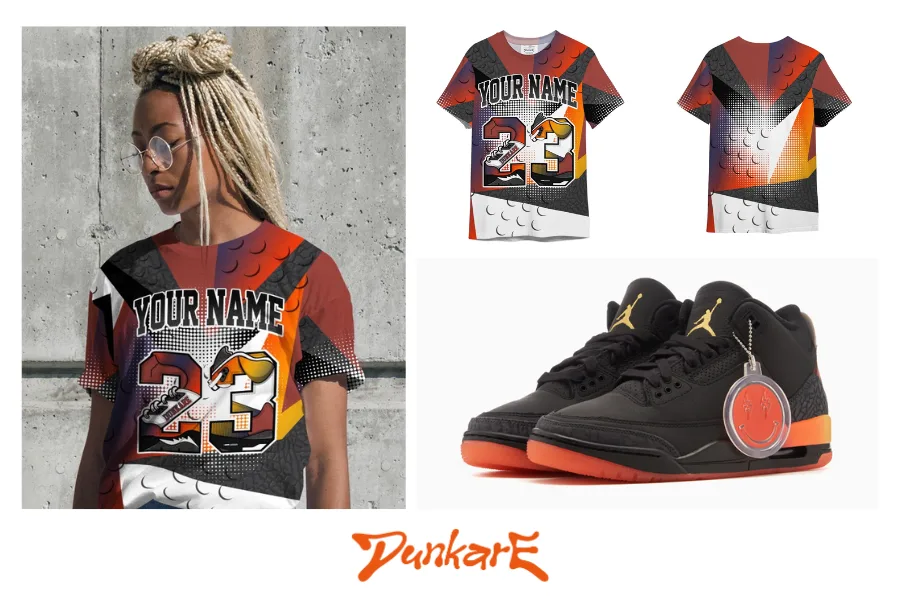 Poly Custom Number 23 5s Shirt Outfit 1405 HDT
