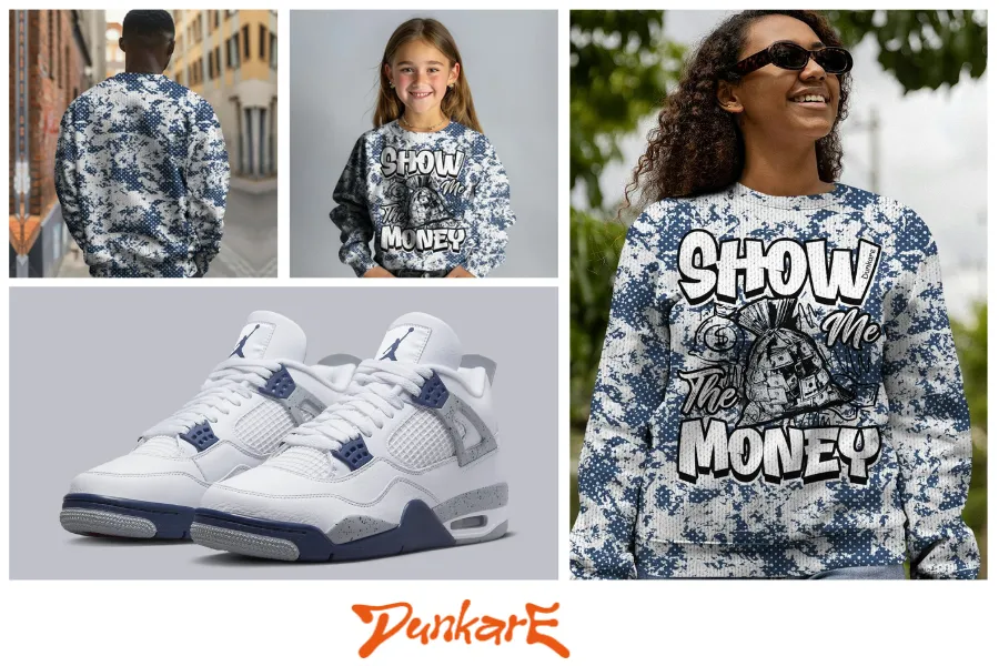 Show Me The Money Retro Knitted Sweater