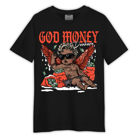 Dunkare Shirt God Money, 3 Cosmic Clay T-Shirt, To Match Sneaker Georgia Peach 3s Graphic Tee 2603 ECR