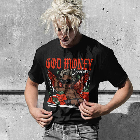 Dunkare Shirt God Money, 3 Cosmic Clay T-Shirt, To Match Sneaker Georgia Peach 3s Graphic Tee 2603 ECR