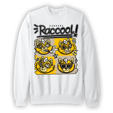 Dunkare Sweatshirt Raccool Raccoon, 4 Vivid Sulfur Sweatshirt To Match Sneaker 2404 DNY
