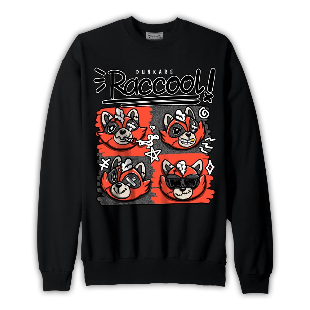 Dunkare Sweatshirt Raccool Raccoon, 3 Cosmic Clay Sweatshirt To Match Sneaker 2404 DNY