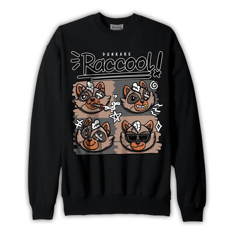 Dunkare Sweatshirt Raccool Raccoon, 1 High OG Latte Sweatshirt To Match Sneaker 2404 DNY