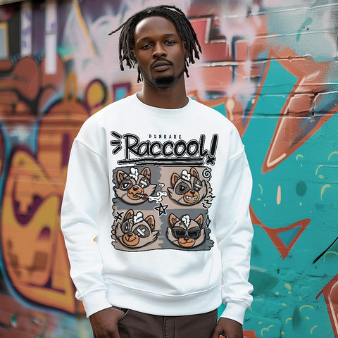 Dunkare Sweatshirt Raccool Raccoon, 1 High OG Latte Sweatshirt To Match Sneaker 2404 DNY
