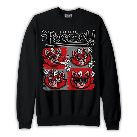 Dunkare Sweatshirt Raccool Raccoon, 4 Bred Reimagined Sweatshirt To Match Sneaker 2404 DNY