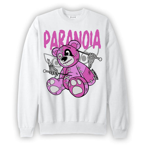 Dunkare Sweatshirt Paranoia Bear, 4 Hyper Violet Sweatshirt To Match Sneaker 2704 NCMD