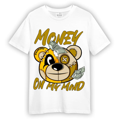 Dunkare Vivid Sulfur 4s T-Shirt - Money On My Mind Bear T-Shirt Unisex 2904 NCMD