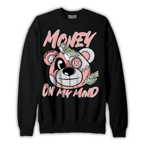 Dunkare Red Stardust 3s Sweatshirt - Money On My Mind Bear Sweatshirt Unisex 2904 NCMD