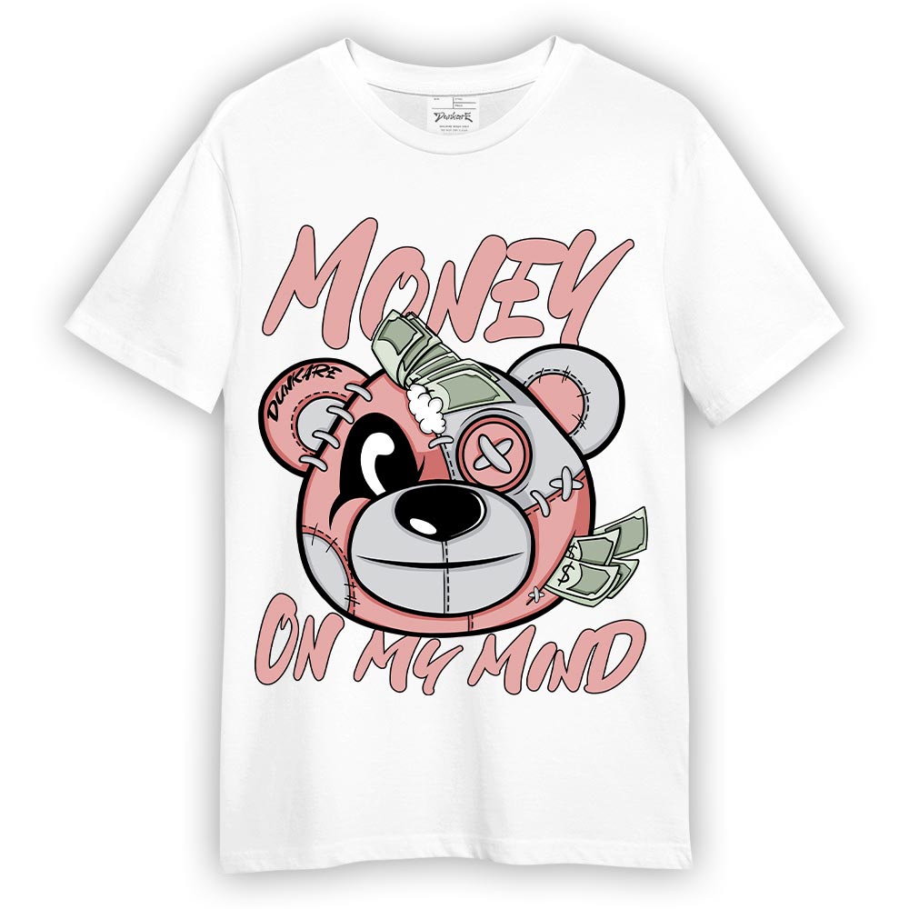 Dunkare Red Stardust 3s T-Shirt - Money On My Mind Bear T-Shirt Unisex 2904 NCMD