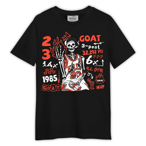 Dunkare Georgia Peach 3s Shirt, Number 23 G.0.A.T Shirt Outfit 3 Cosmic Clay 0305 LTRP