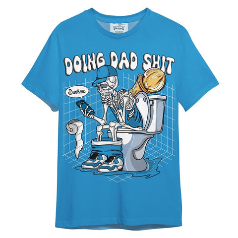 Dunkare Powder Blue 9s Shirt, Doing Dad Shit Shirt 3D Graphic Outfit 0705 TCD