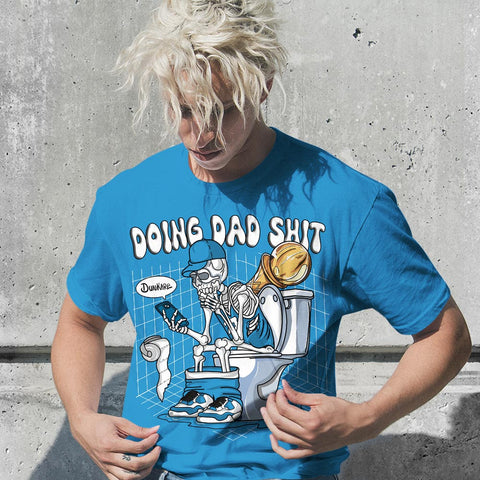 Dunkare Powder Blue 9s Shirt, Doing Dad Shit Shirt 3D Graphic Outfit 0705 TCD
