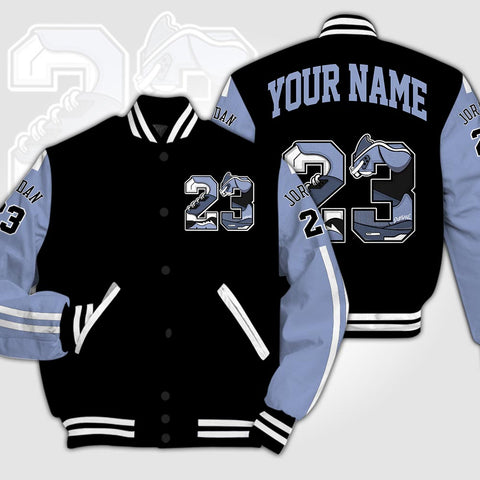 Dunkare Shirt Custom 23 Jordan Match Blue Grey 13s Tee, AJ 13 Blue Grey Baseball Varsity Jacket, Tanktop, Shorts, T-Shirt THD 160224