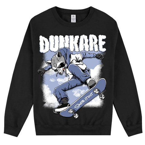 Skateboard Raccoon Dunkare Shirt 13 Blue Grey, To Match Sneaker Blue Grey 13s Hoodie, Sweatshirt 1103 DNY